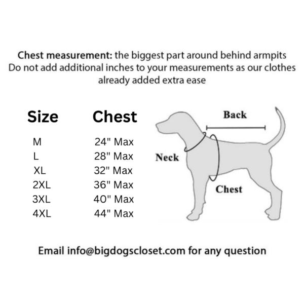 Clothes for Large Dog