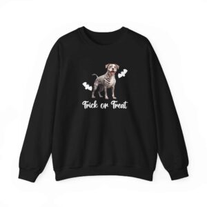 Grey PitBull Halloween Sweatshirt