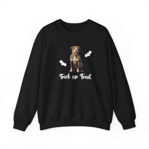 Brown PitBull Halloween Sweatshirt
